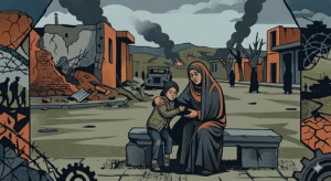 Irańczycy cierpią między bombami imperialistów a kulami tyranów.